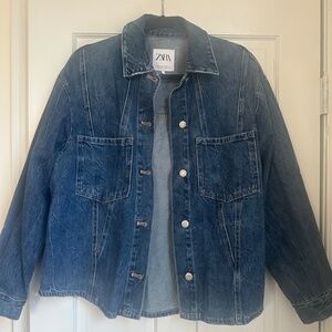 Denim Overshirt Jacket